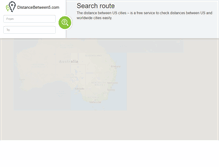 Tablet Screenshot of distancebetween5.com